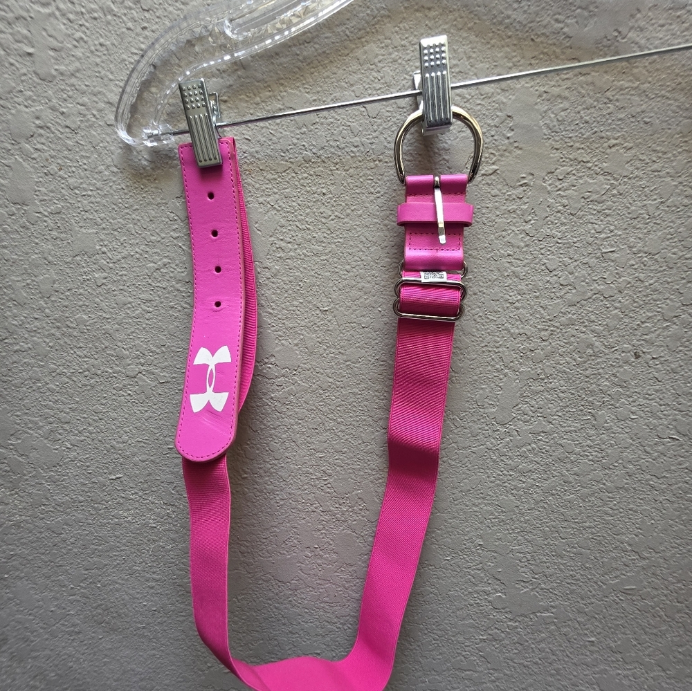 Under Armour Bright Pink Adjustable Belt